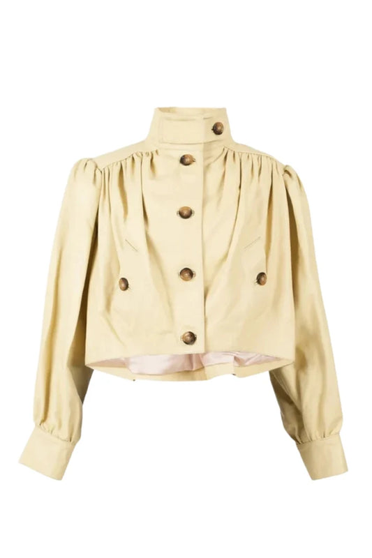 Lennox Leather Jacket Butter Yellow