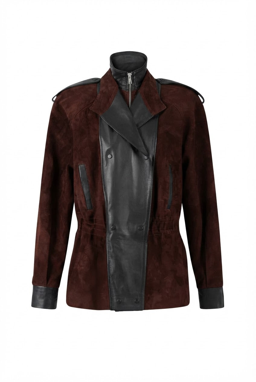 Gavin Suede Jacket Brown