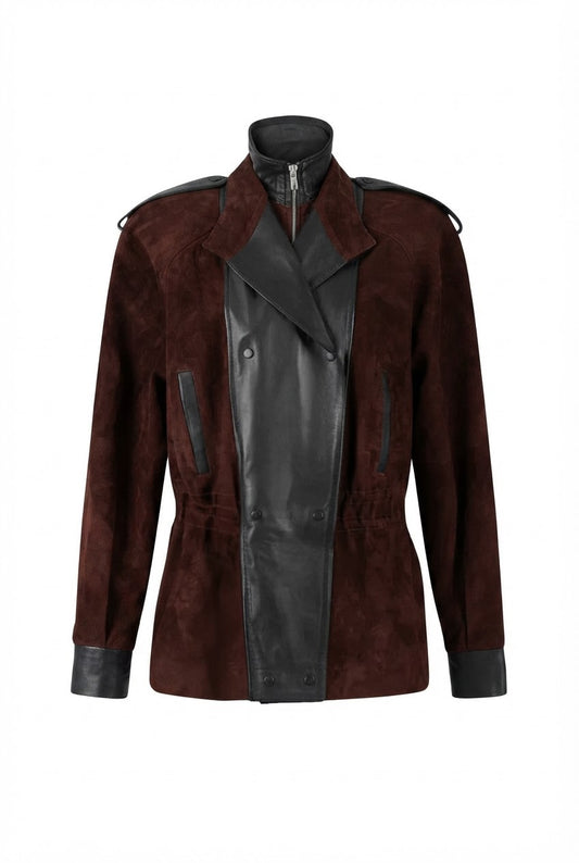 Gavin Suede Jacket Brown