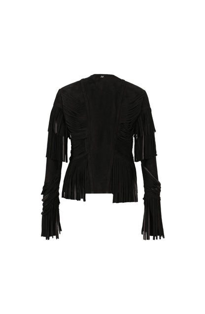 Aurora Suede Jacket Black