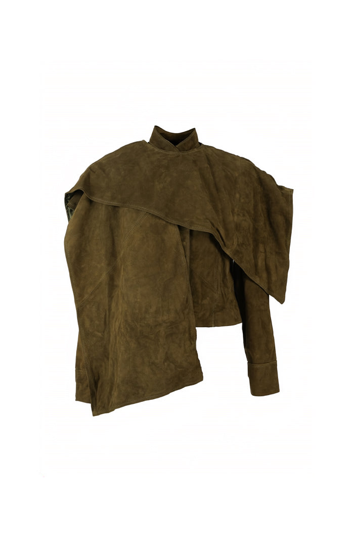 Avalon Suede Jacket Olive