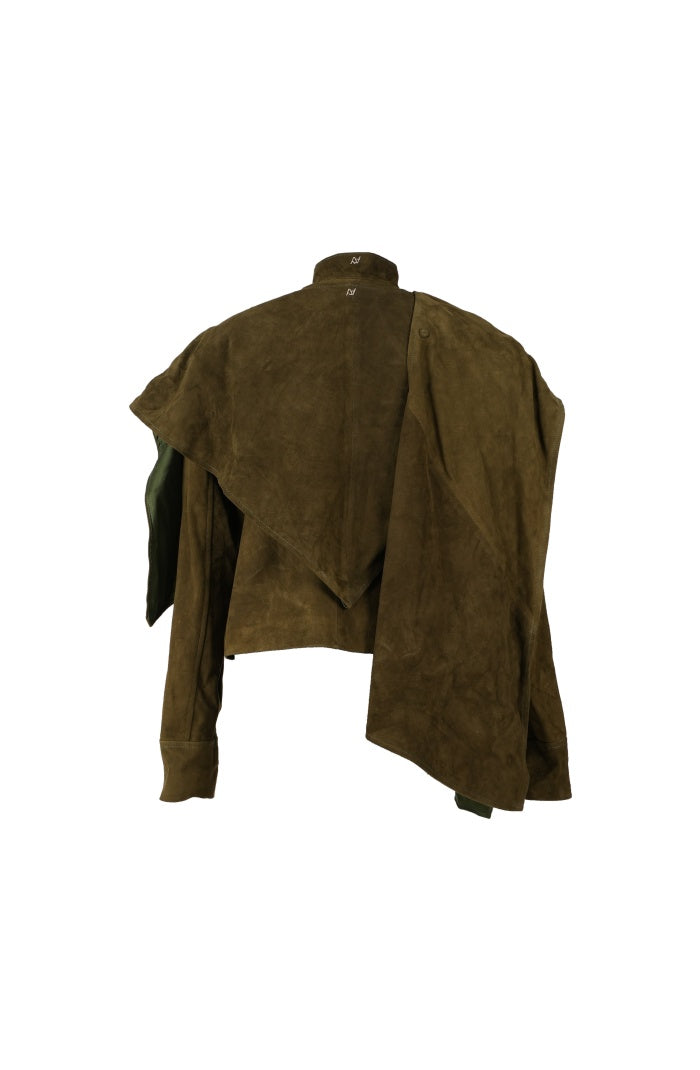 Avalon Suede Jacket Olive