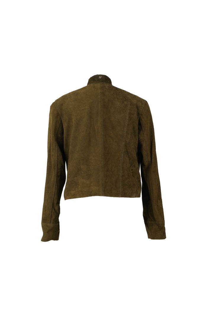 Avalon Suede Jacket Olive