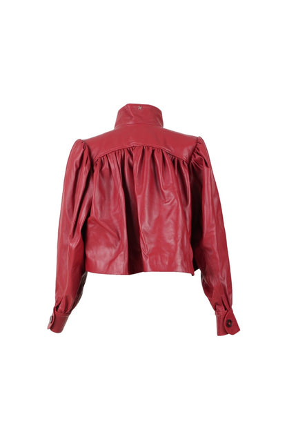 Lennox Leather Jacket Red
