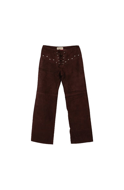 Jason Suede Pants Brown