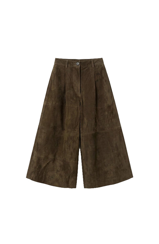 Justin Suede Pants Olive