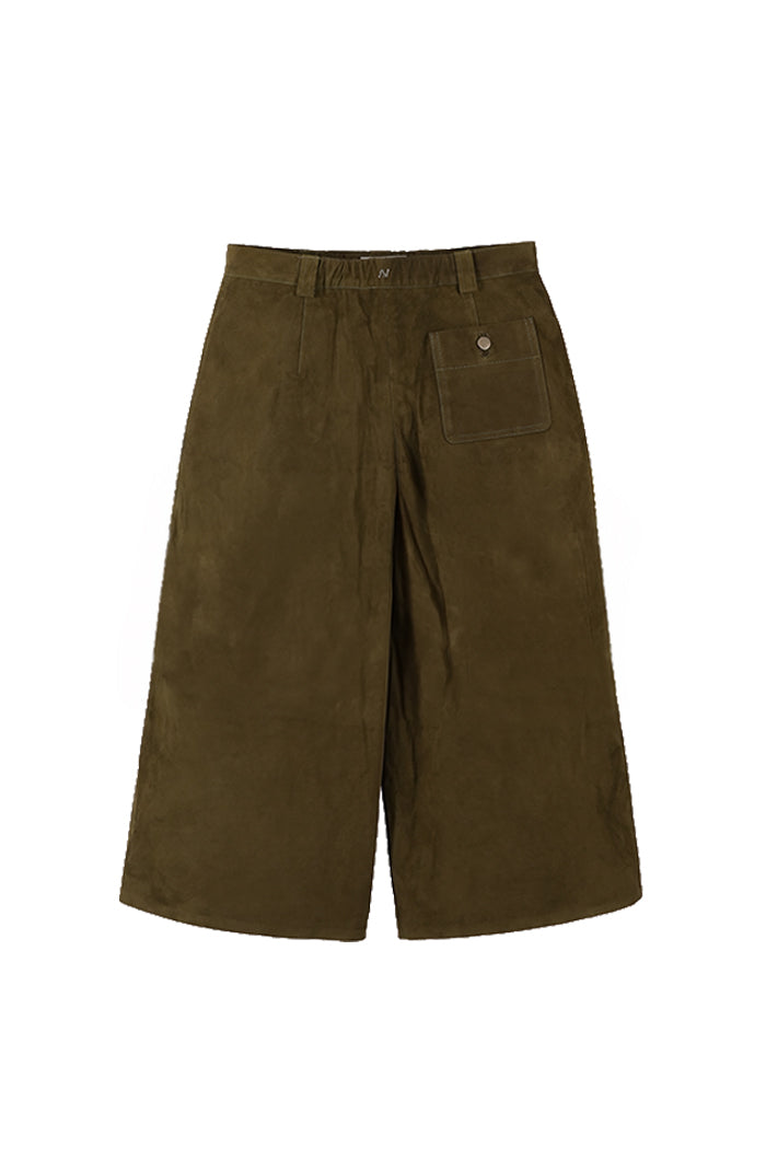 Justin Suede Pants Olive