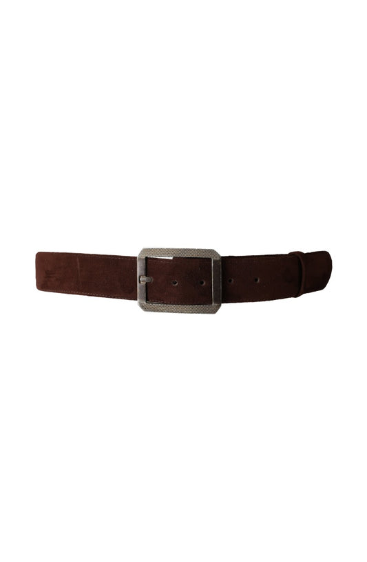 Arden Suede Belt Brown