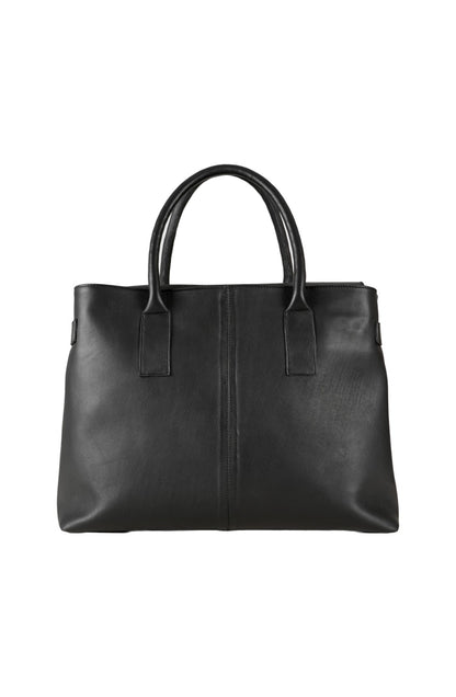 Eloura Oversized Leather Bag Black