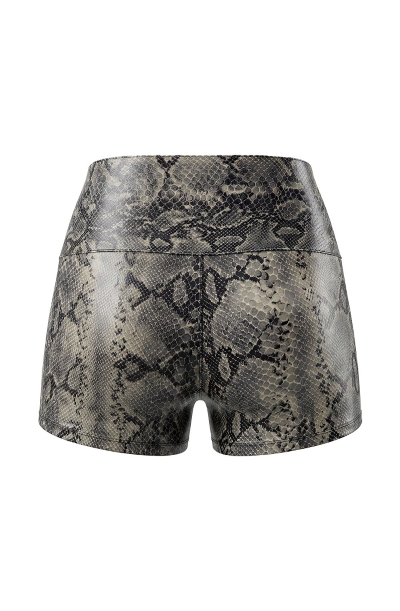 Jason Leather Shorts Snakeprint
