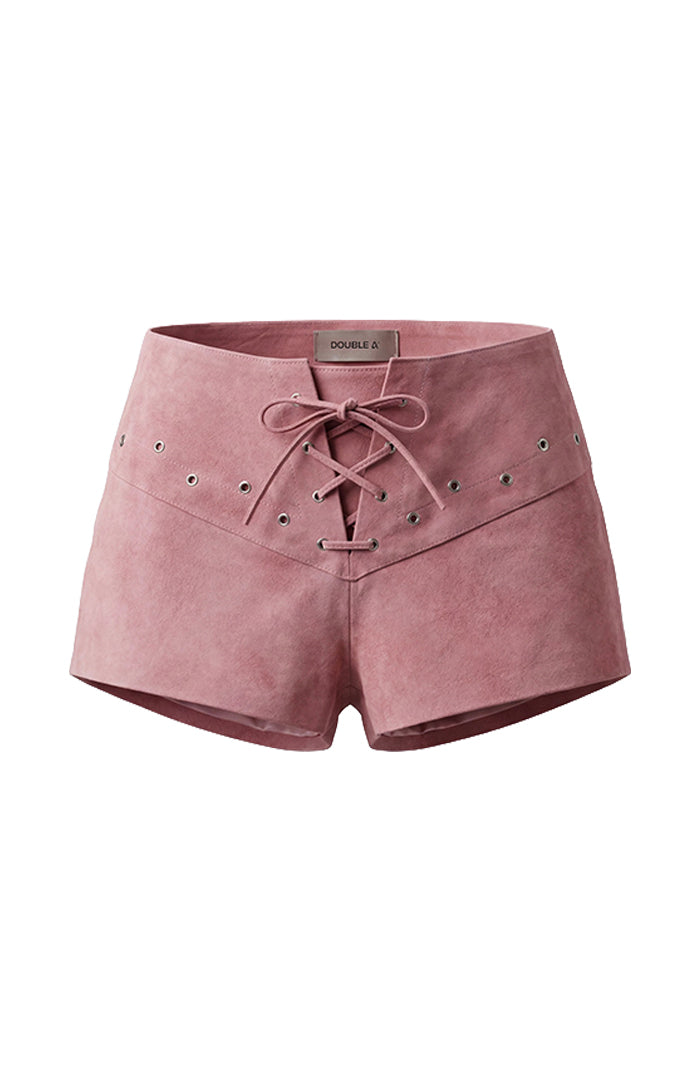 Jason Suede Shorts Pink