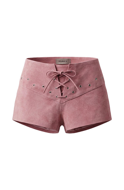 Jason Suede Shorts Pink