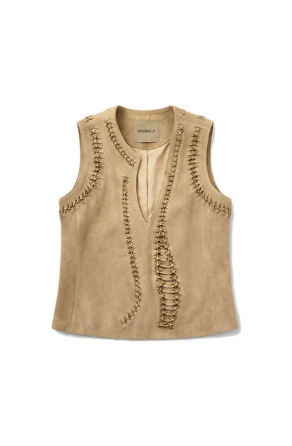Willow Suede Top Tan
