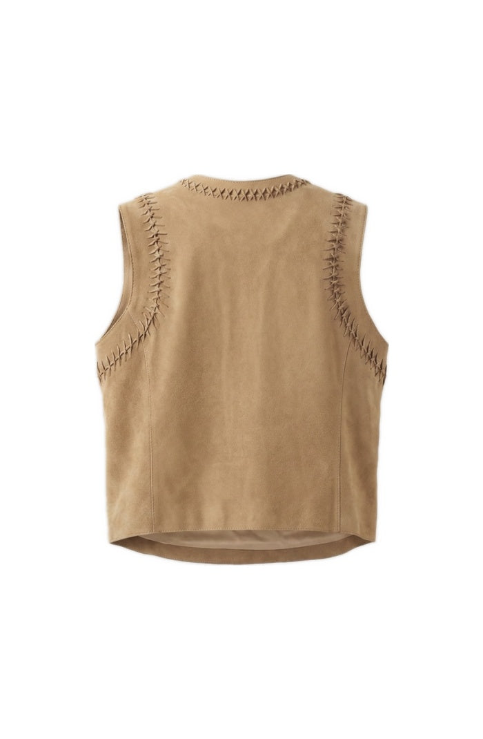 Willow Suede Top Tan