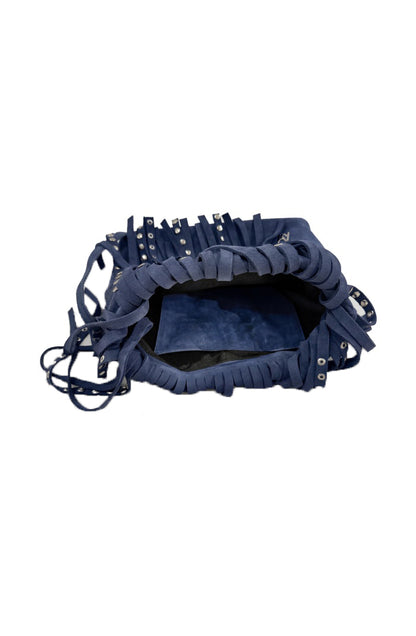 Ada Suede Bag Blue