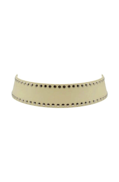 Liam Leather Belt Butter Yellow