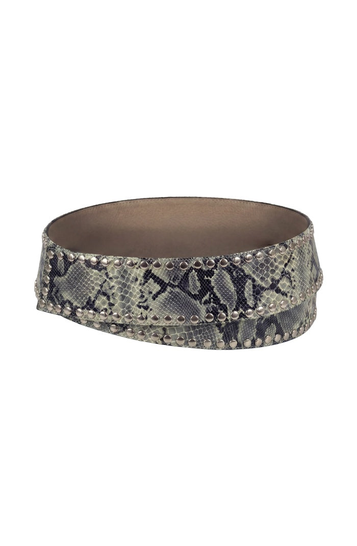 Liam Leather Belt Sankeprint