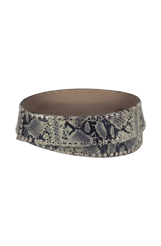 Liam Leather Belt Sankeprint