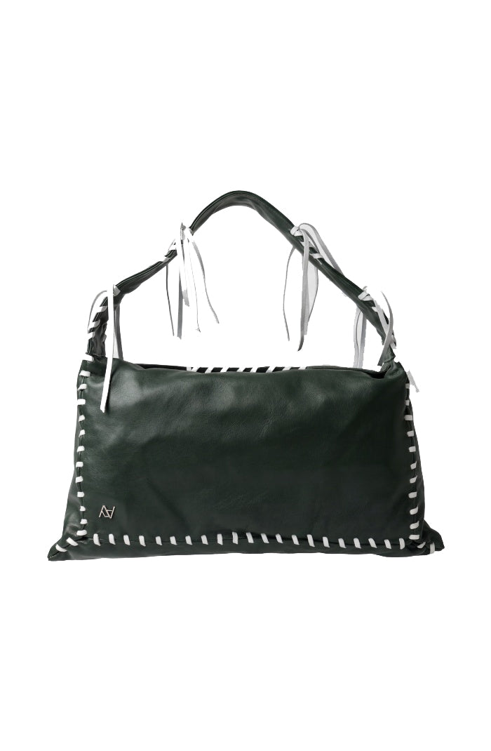 Halo Leather Bag Olive