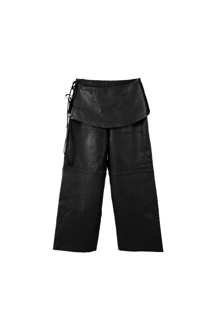 Harlow Leather Pants Black