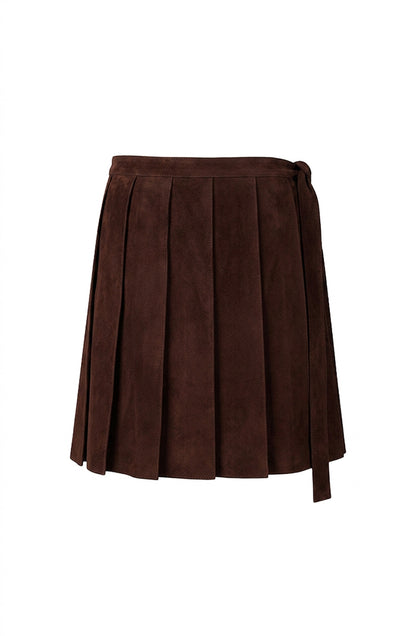 Veya Wrap on Suede Belt Brown