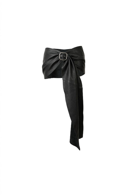 Sylta Leather Belt Black
