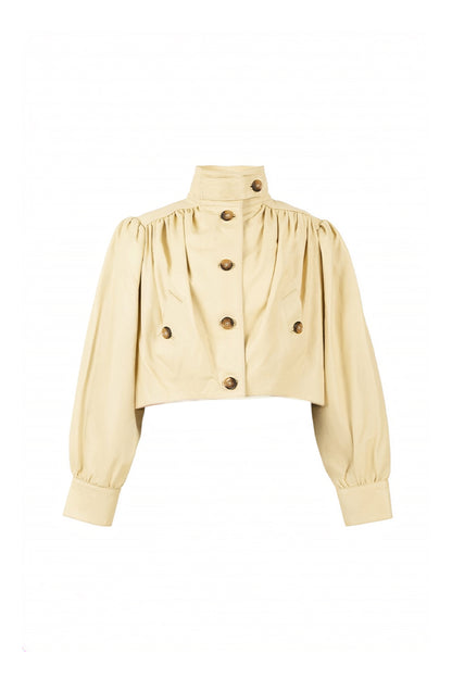 Lennox Leather Jacket Butter Yellow