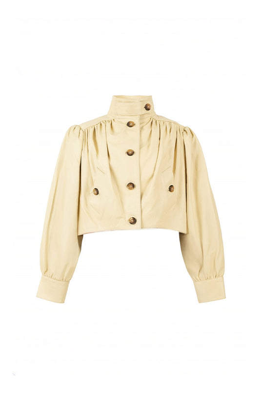Lennox Leather Jacket Butter Yellow