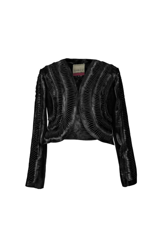 Kiara Leather Jacket Black