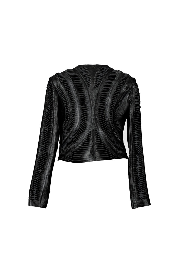 Kiara Leather Jacket Black