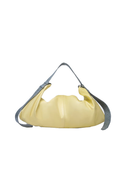 Ophelia II Oversized Leather Bag Butter Yellow