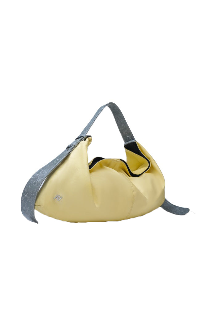 Ophelia II Oversized Leather Bag Butter Yellow