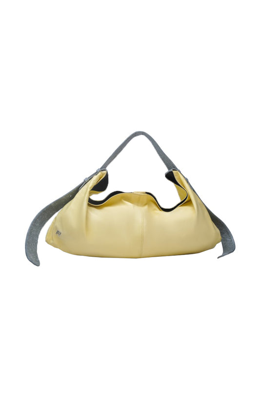 Ophelia II Oversized Leather Bag Butter Yellow
