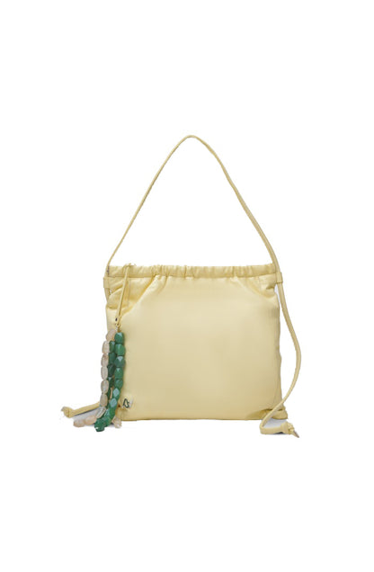 Melissa Clutch Leather Bag Butter Yellow