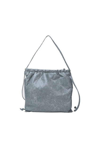Melissa Clutch Leather Bag Grey