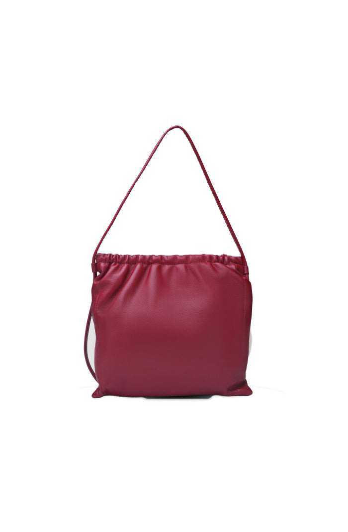 Melissa Clutch Leather Bag Red