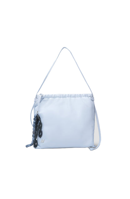 Melissa Clutch Leather Bag White