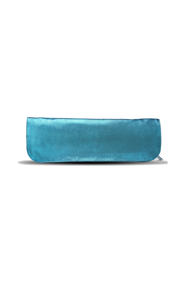 Annabelle Clutch Leather Bag Washed Turquoise