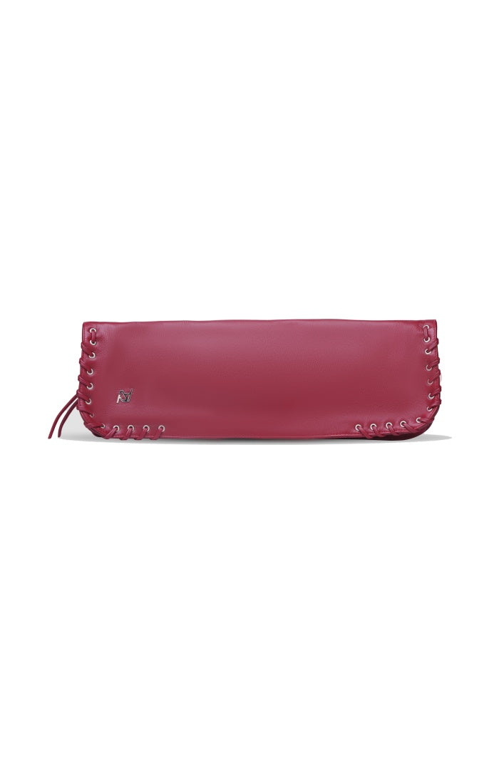 Annabelle Clutch Leather Bag Red