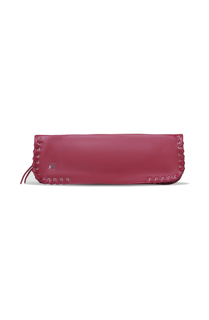 Annabelle Clutch Leather Bag Red