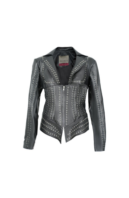 Kayla Leather Jacket Black