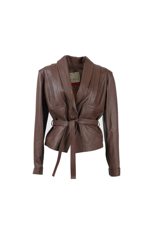 Damian Leather Jacket Brown