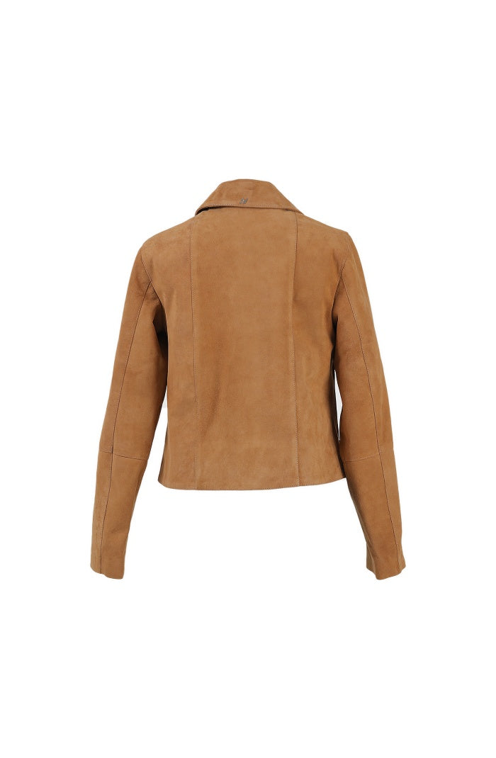 Harper Suede Jacket Beige