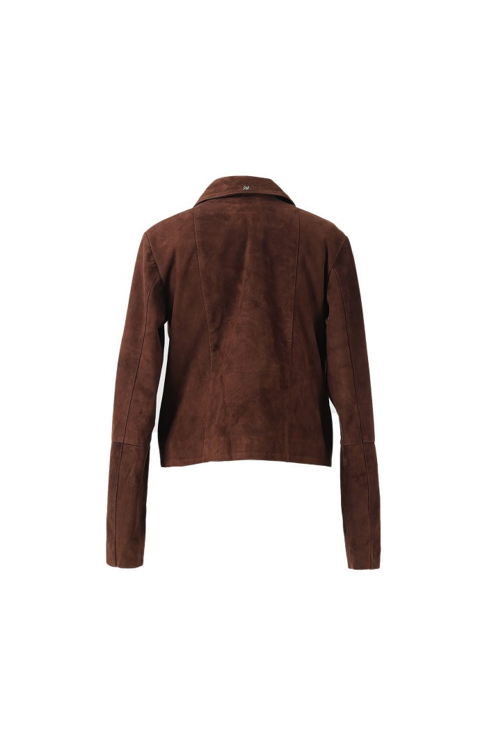 Harper Suede Jacket Brown