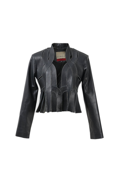 Brianna II Leather Jacket Black