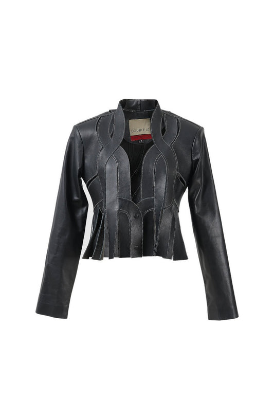 Brianna II Leather Jacket Black