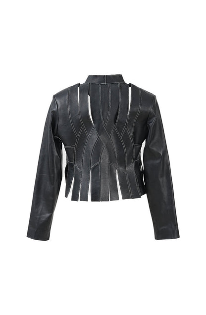 Brianna II Leather Jacket Black