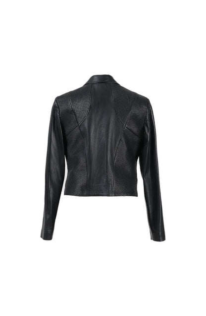Ausborn II Leather Jacket Black