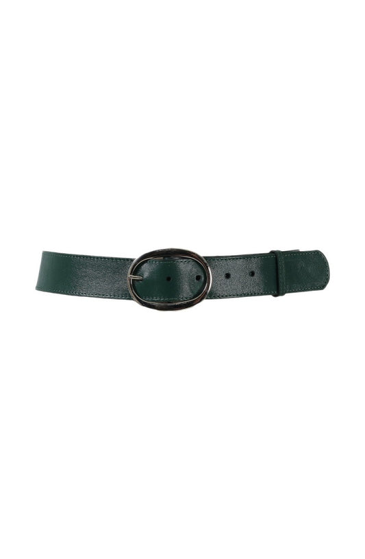 Jace Leather Belt Olive