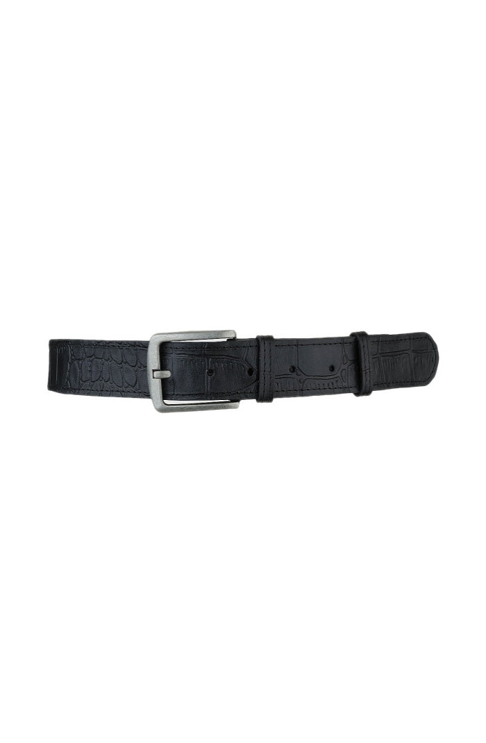 Lincoln Leather Belt Black Croc